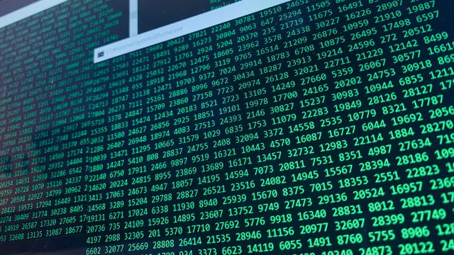 cybersecurity code screen